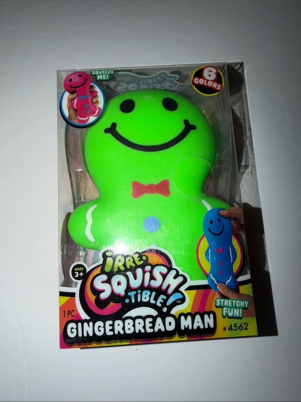 Gingerbread Man Squishy – Stretchy Sensory Toy